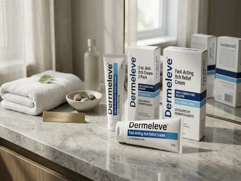 Dermeleve | Fast-Acting Steroid-Free Itch Relief Cream
